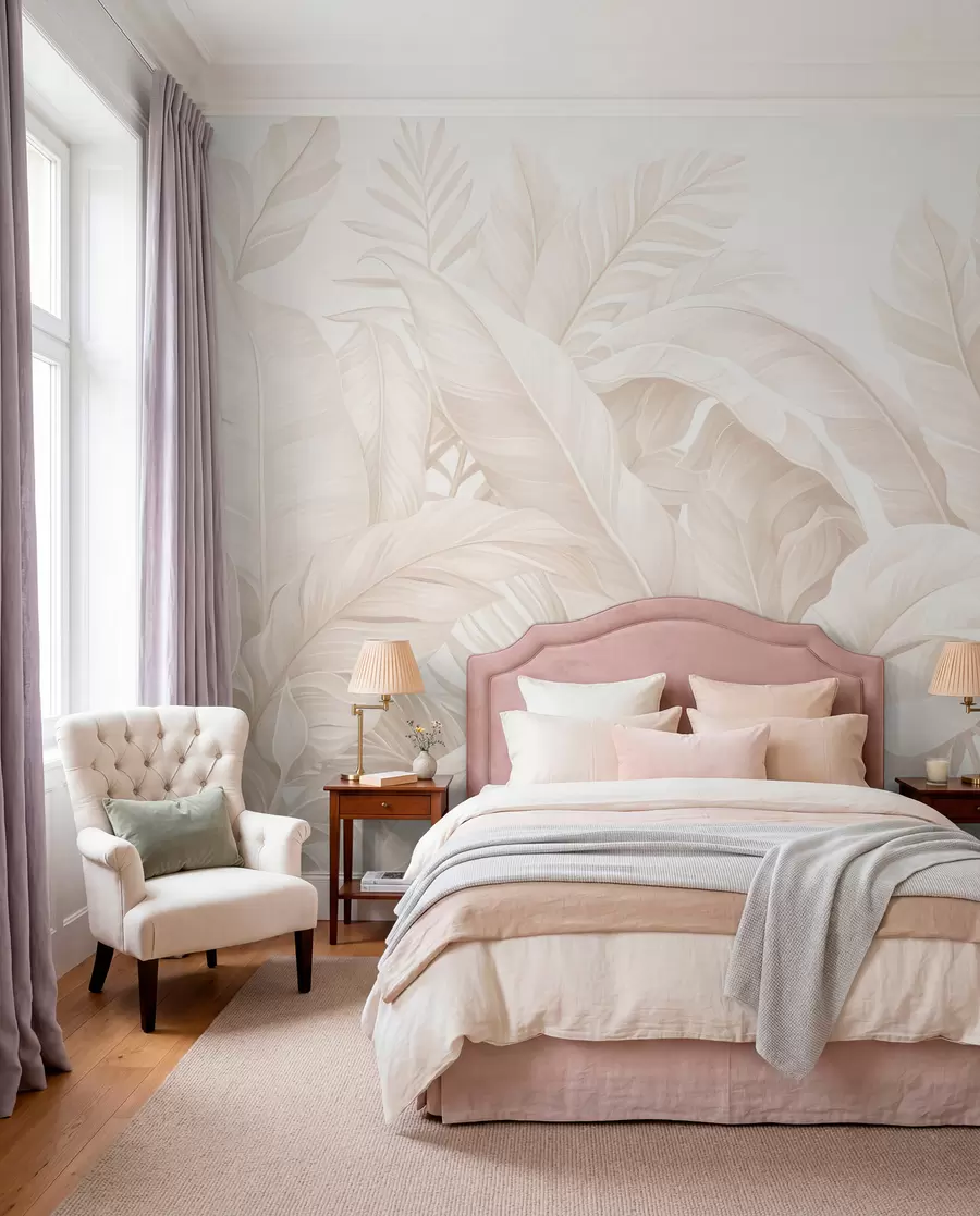 wall murals Винтажно тропско лишће w05518