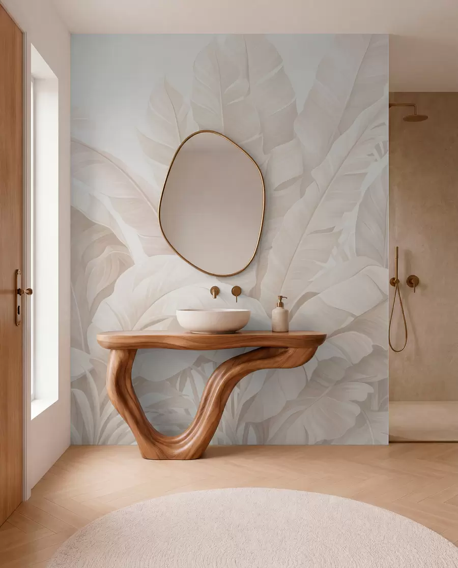 wall murals Винтажно тропско лишће w05518