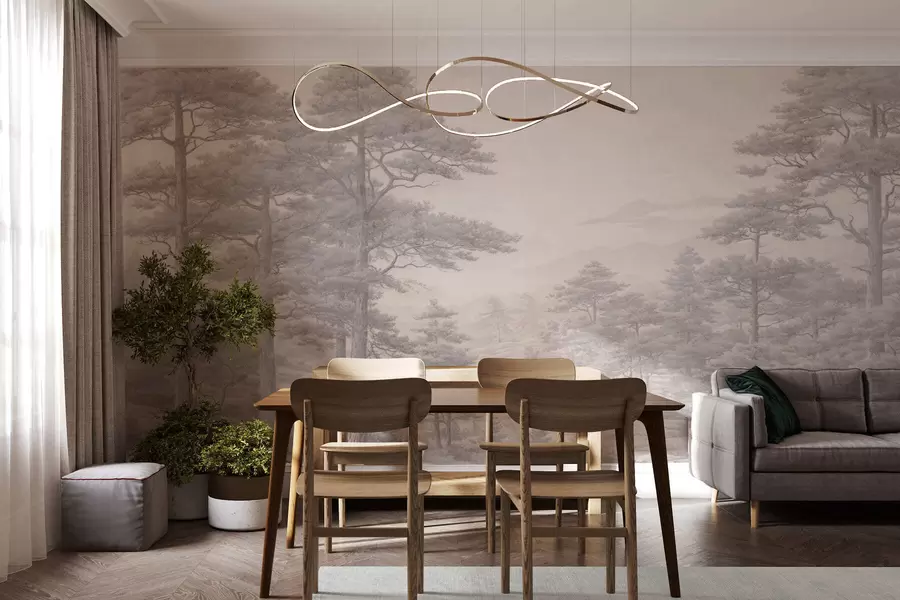 wall murals Винтажна шума w05524