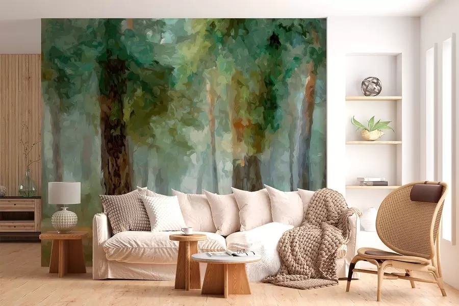 wall murals Листопадна шума w05508