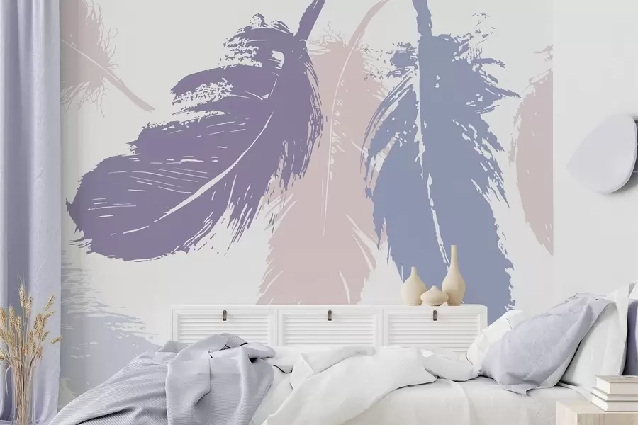 wall murals Перје w05549v2