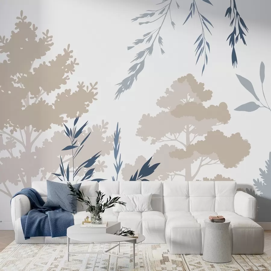wall murals Дрвеће и траве w05551