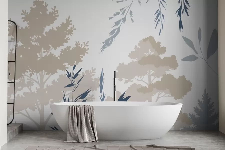wall murals Дрвеће и траве w05551