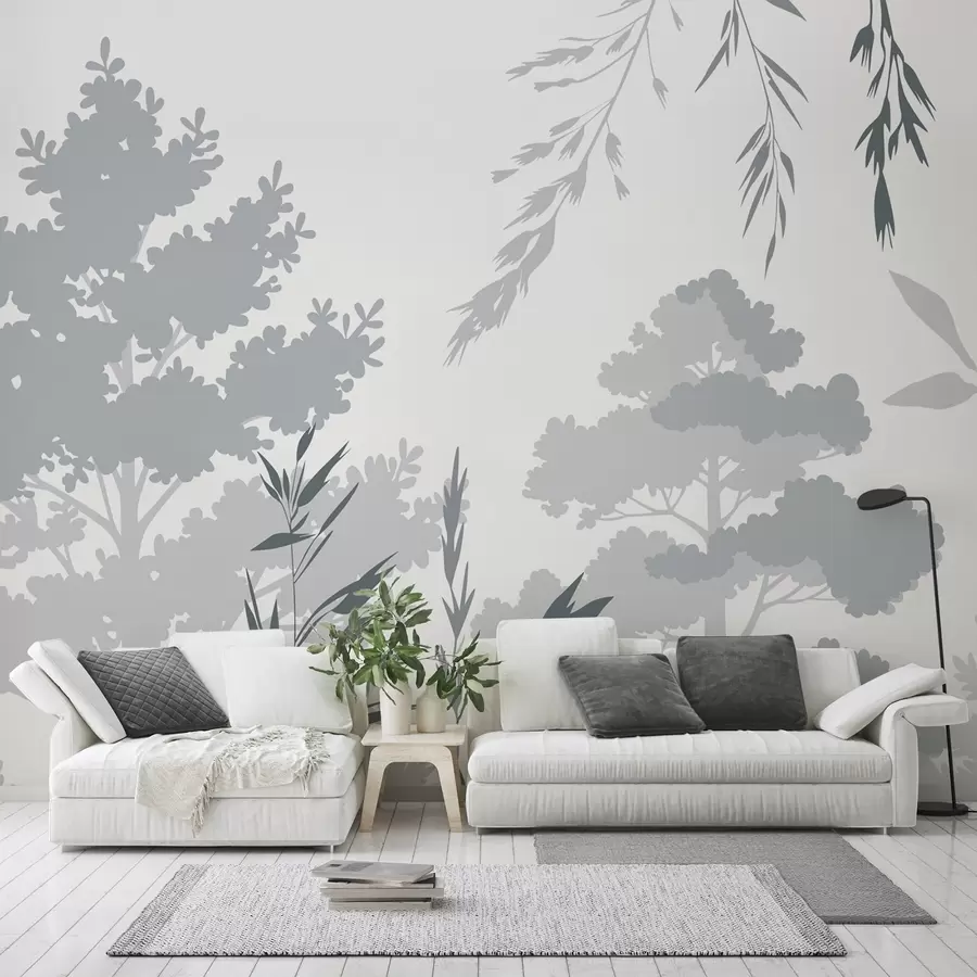 wall murals Дрвеће и траве w05551v2