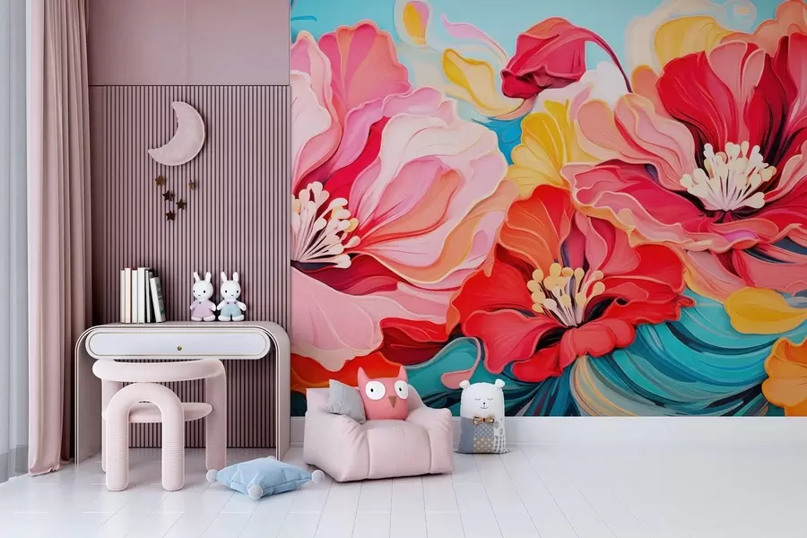 wall murals Фантазијско цвеће w05574