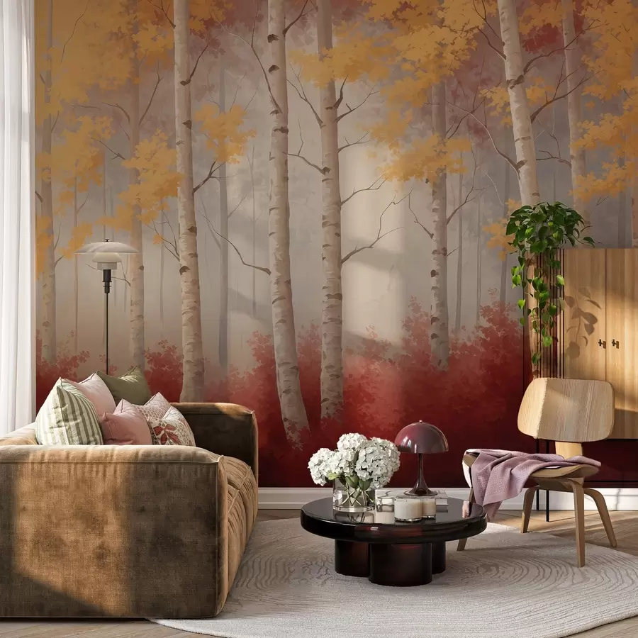 wall murals Јесен у магли w05577