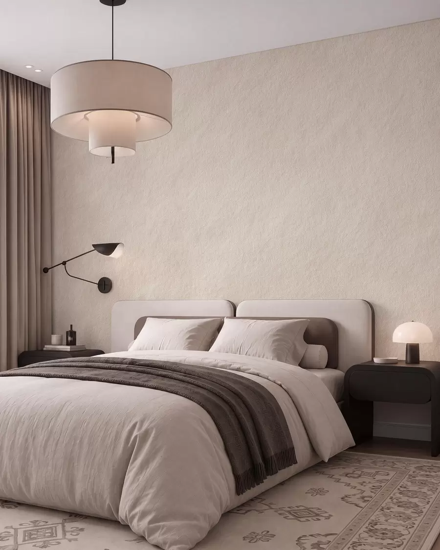 wall murals Светло беж позадина у стилу декоративног малтера, минимализам, текстура камена w09800