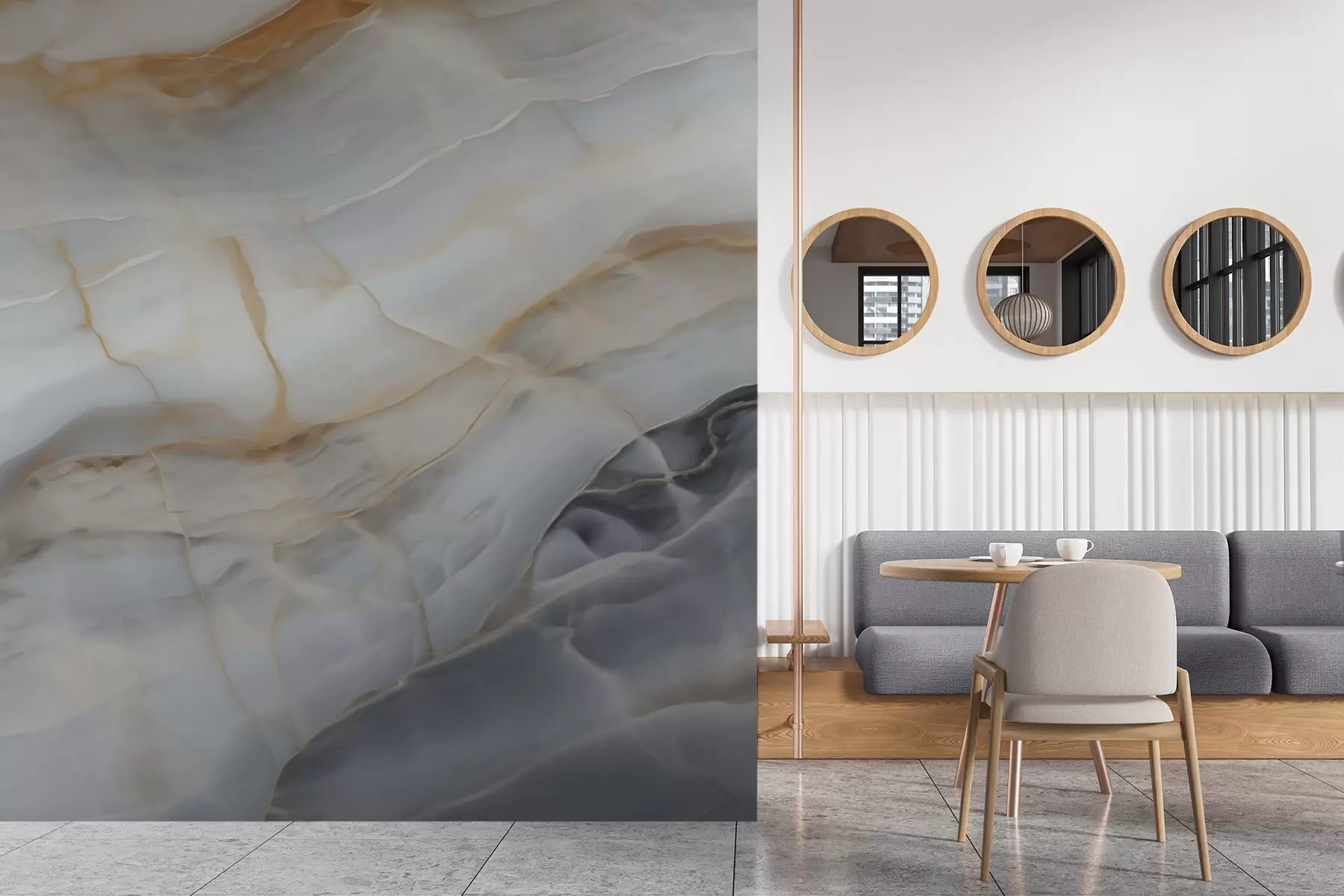 wall murals Имитација апстрактног узорка текстуре мермера w05590