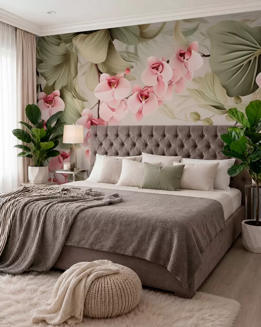 wall murals Орхидеје, висеће цвеће w05619