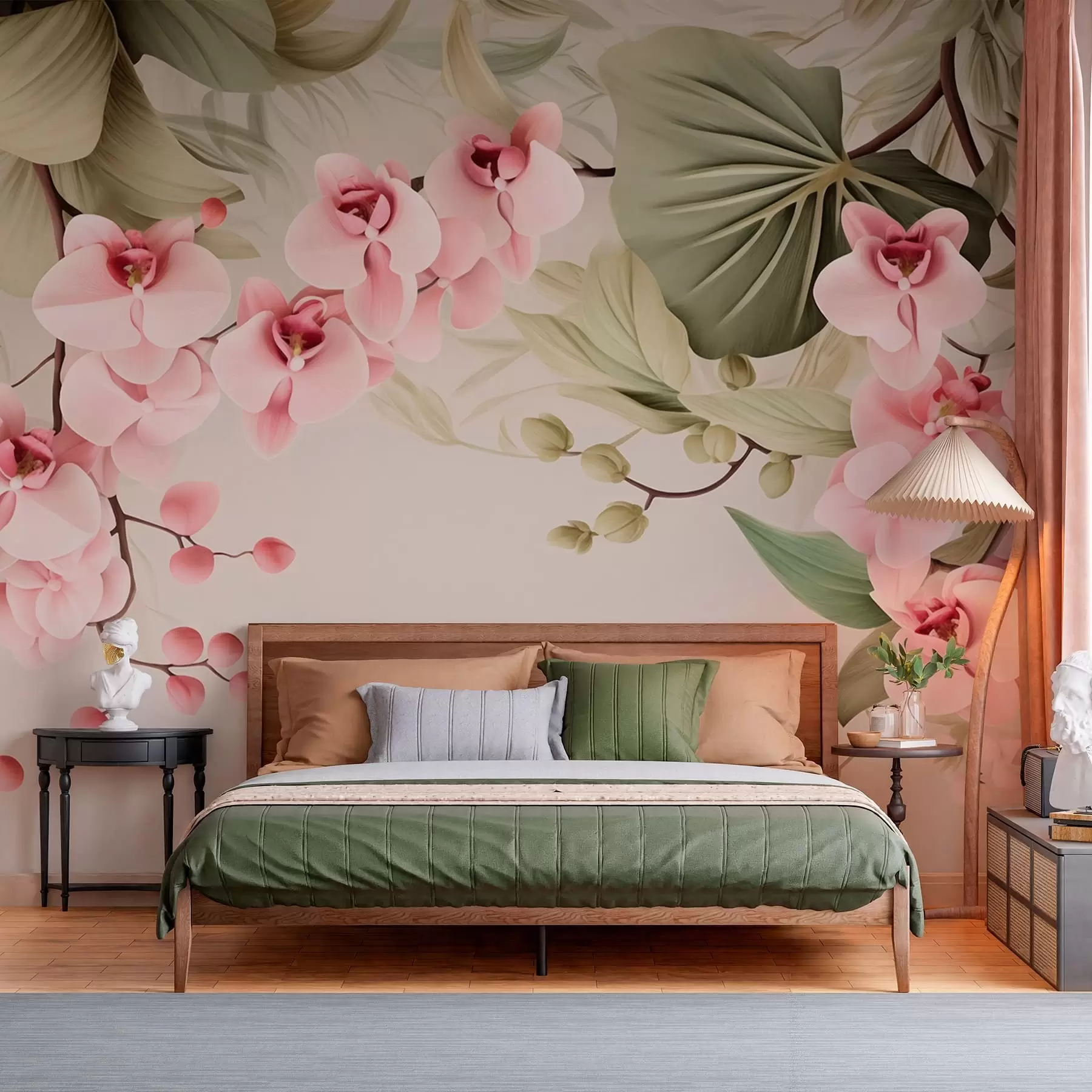wall murals Орхидеје, висеће цвеће w05619