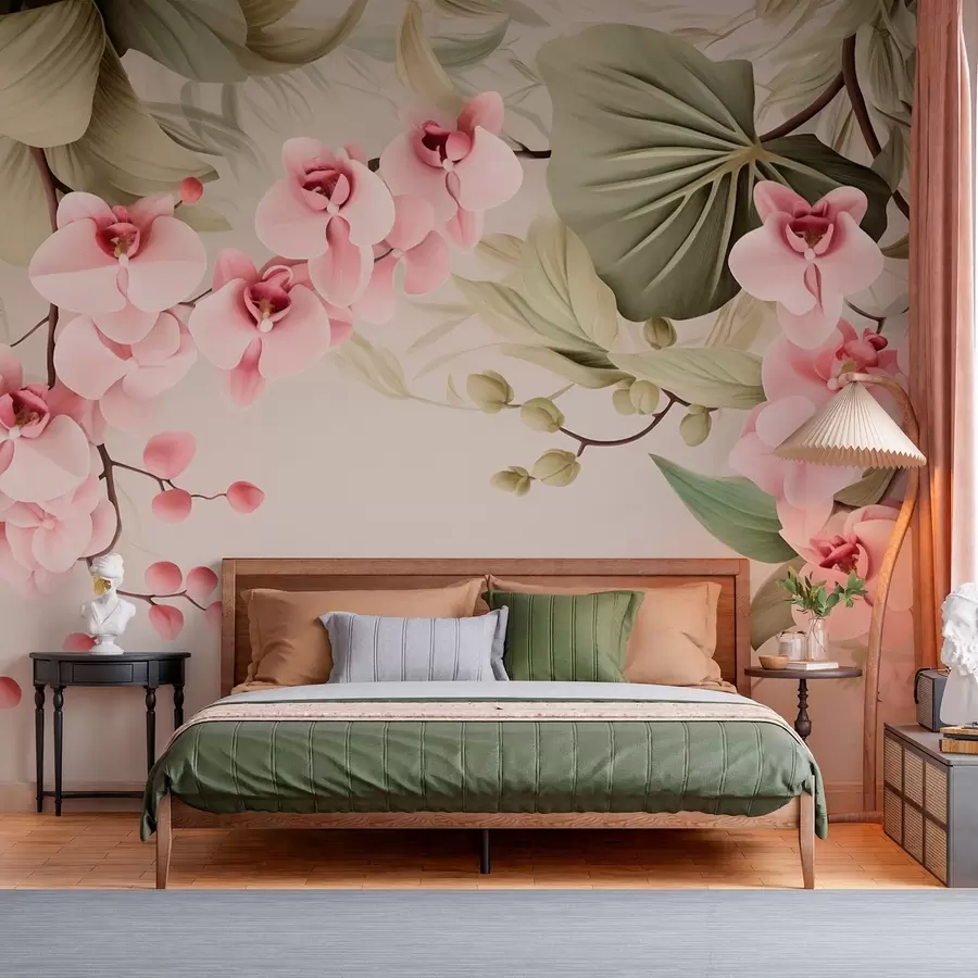 wall murals Орхидеје, висеће цвеће w05619