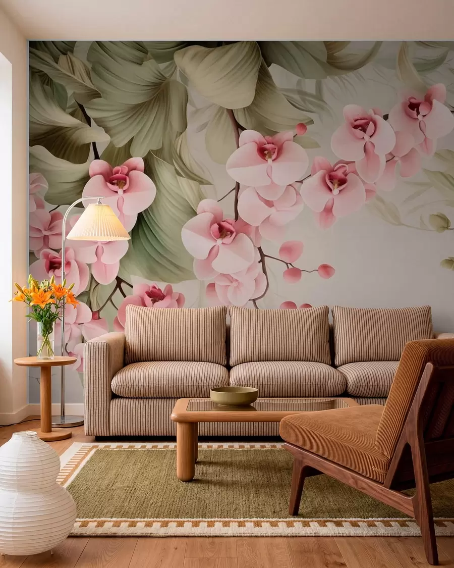 wall murals Орхидеје, висеће цвеће w05619