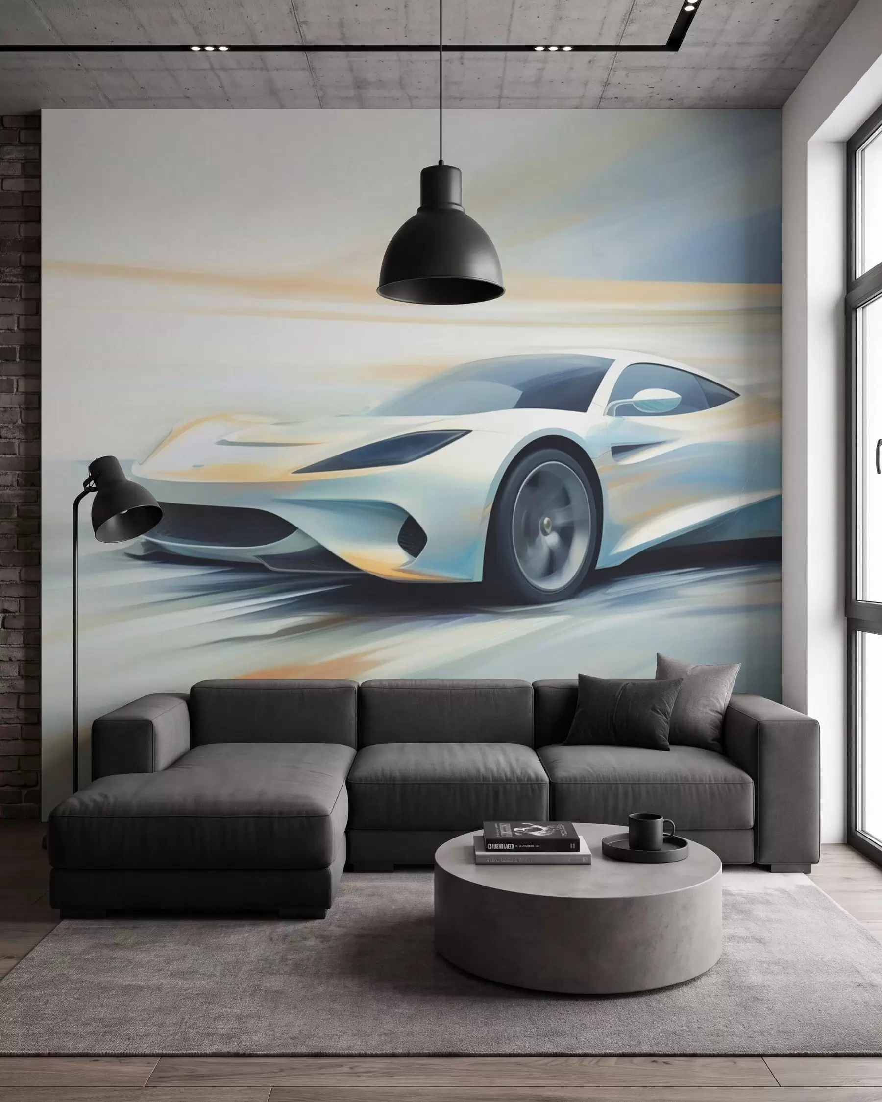 wall murals Апстрактни аутомобил w05636