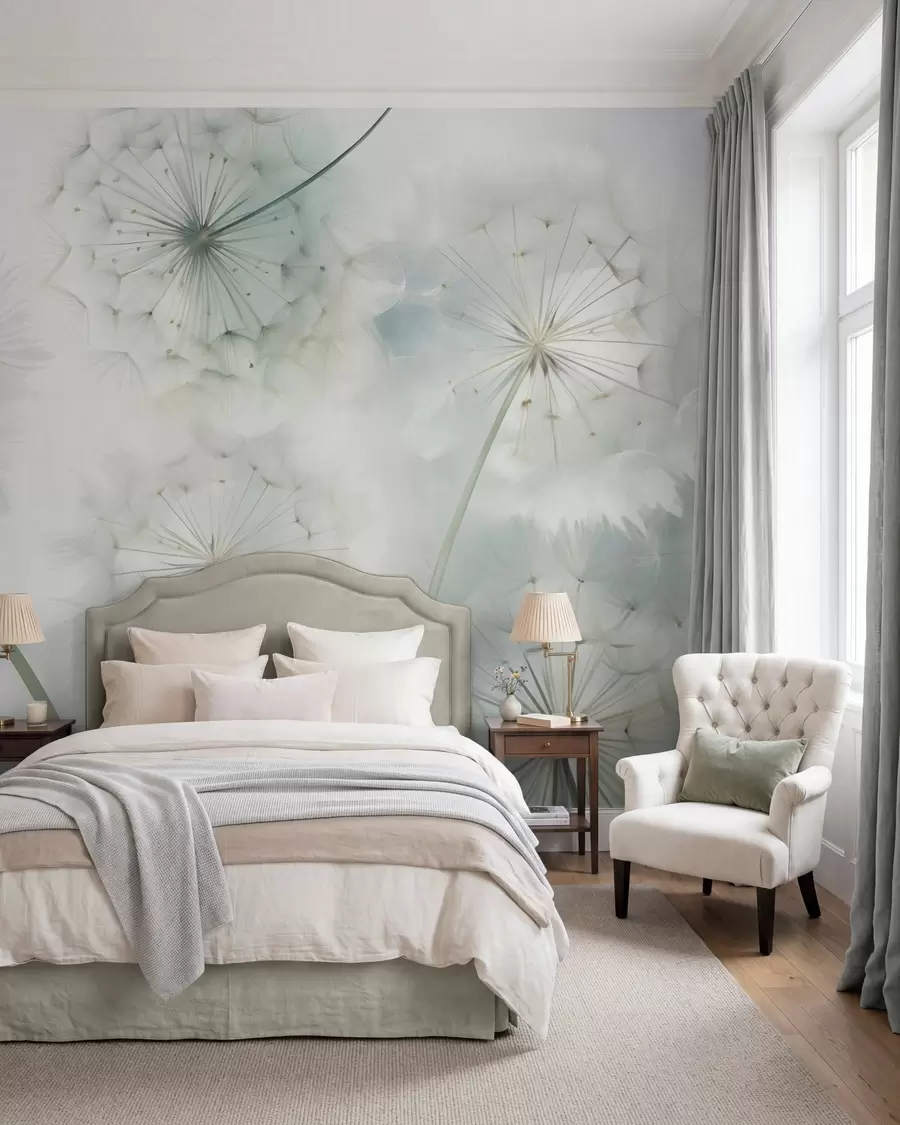 wall murals Апстрактна имитација сликарства маслачка w05664