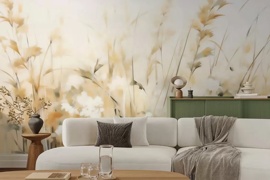 wall murals Апстрактна трава имитација сликарства w05669