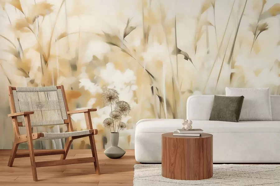 wall murals Апстрактна трава имитација сликарства w05669