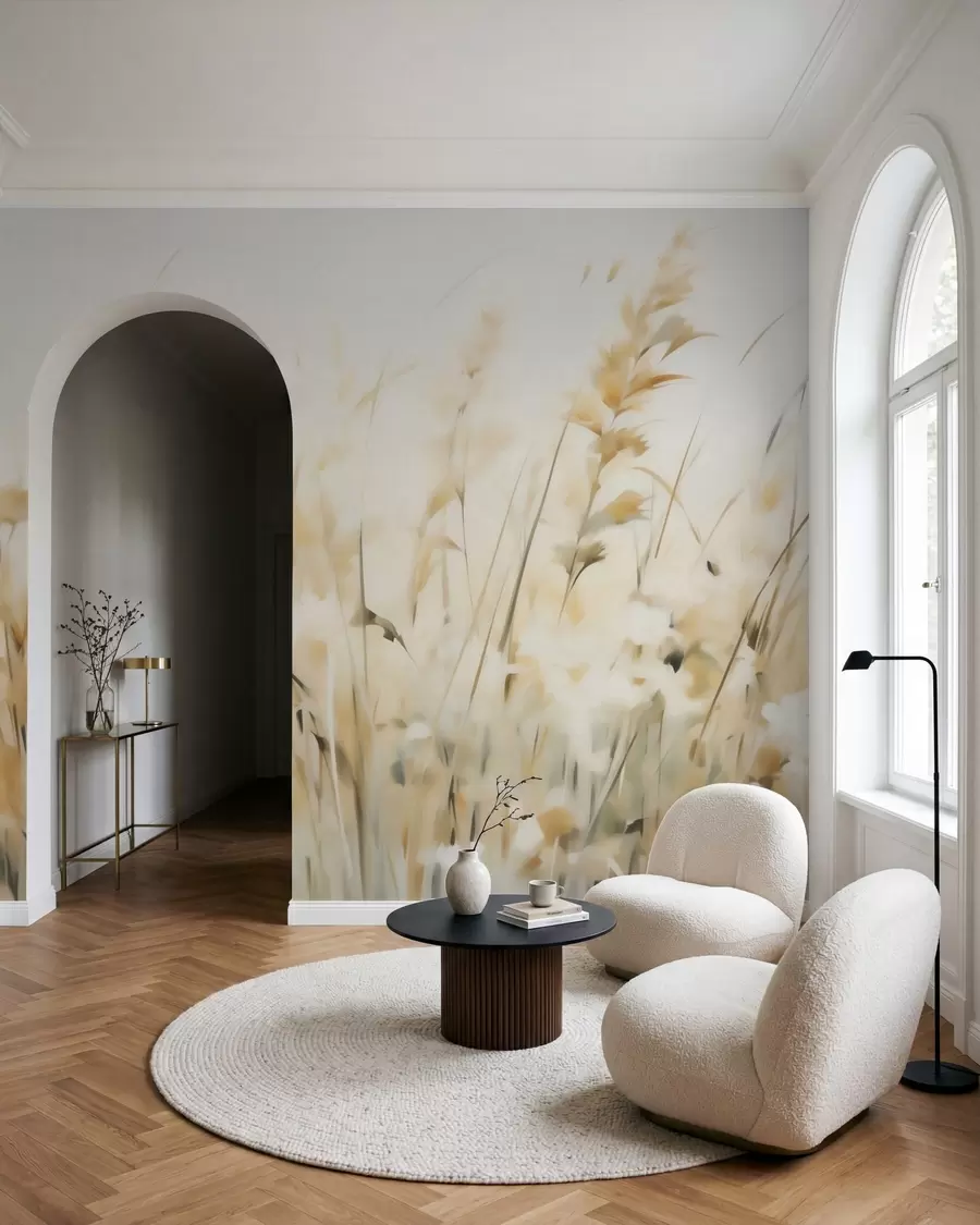 wall murals Апстрактна трава имитација сликарства w05669