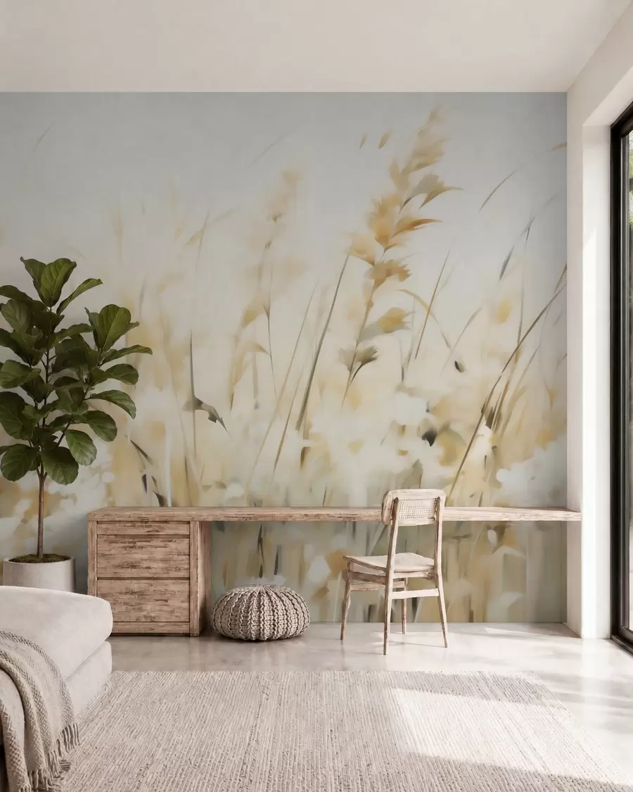 wall murals Апстрактна трава имитација сликарства w05669