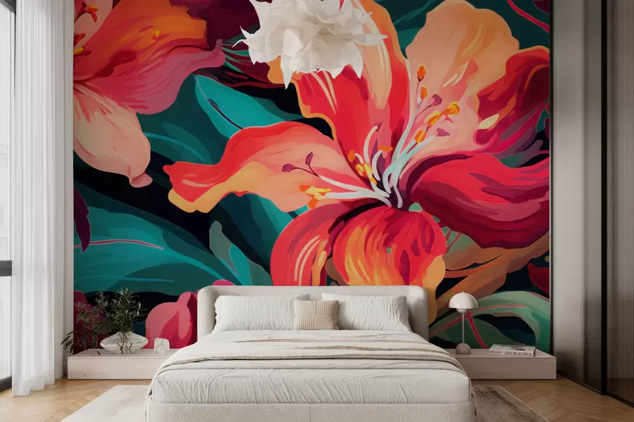 wall murals Љиљани w05675