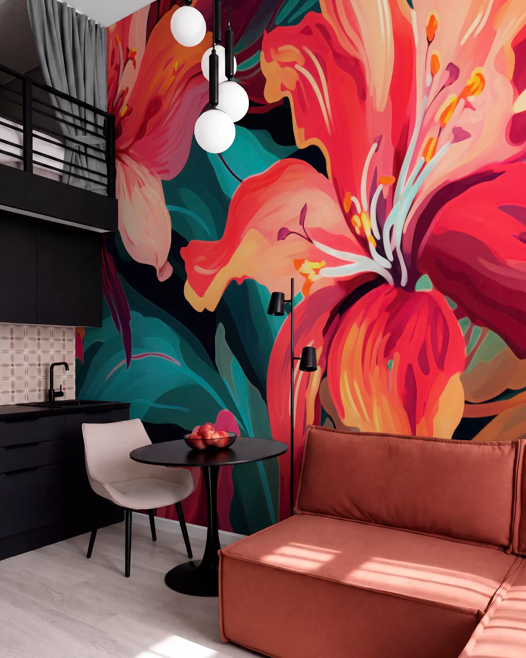 wall murals Љиљани w05675