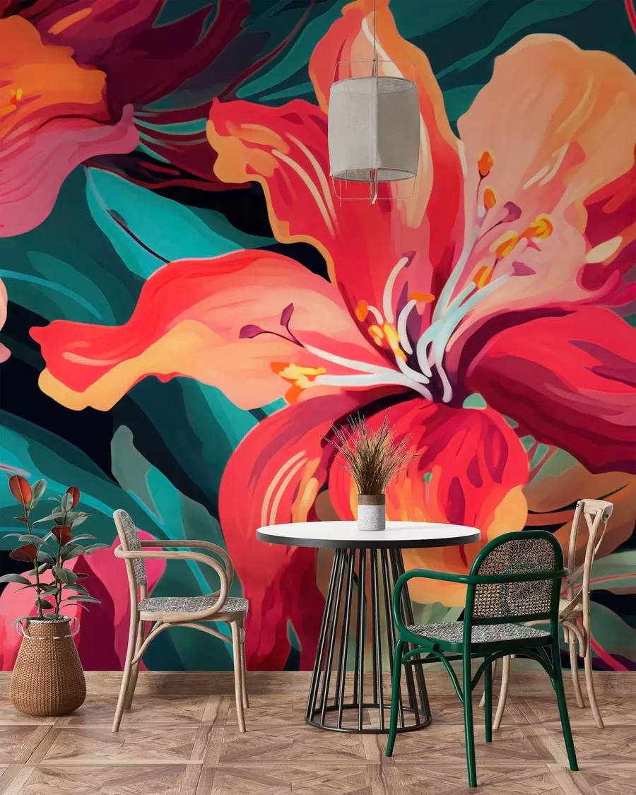wall murals Љиљани w05675