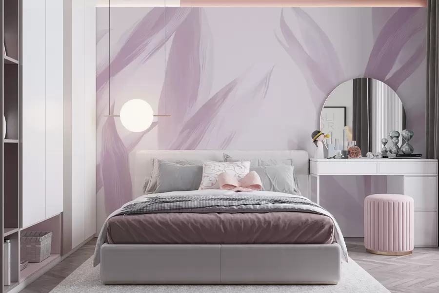 wall murals Шпиљасти листови w05680v3