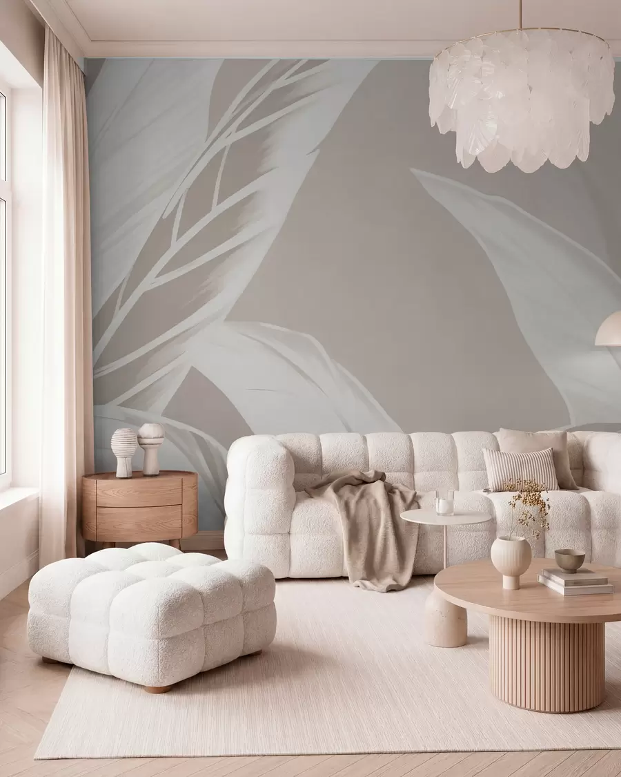 wall murals Дуги листови банане w05681v2