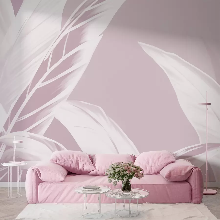 wall murals Дуги листови банане w05681v3