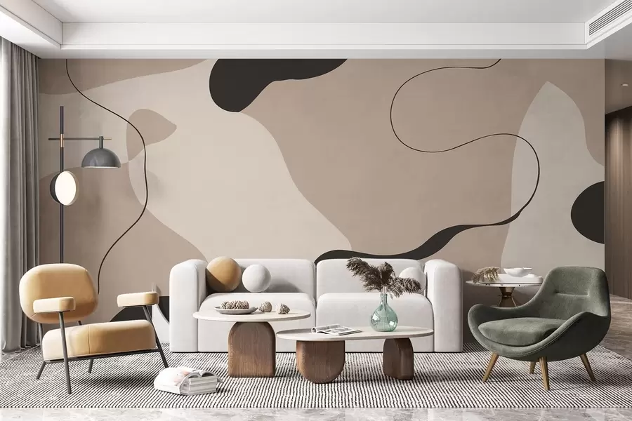 wall murals Апстрактна линија w05654