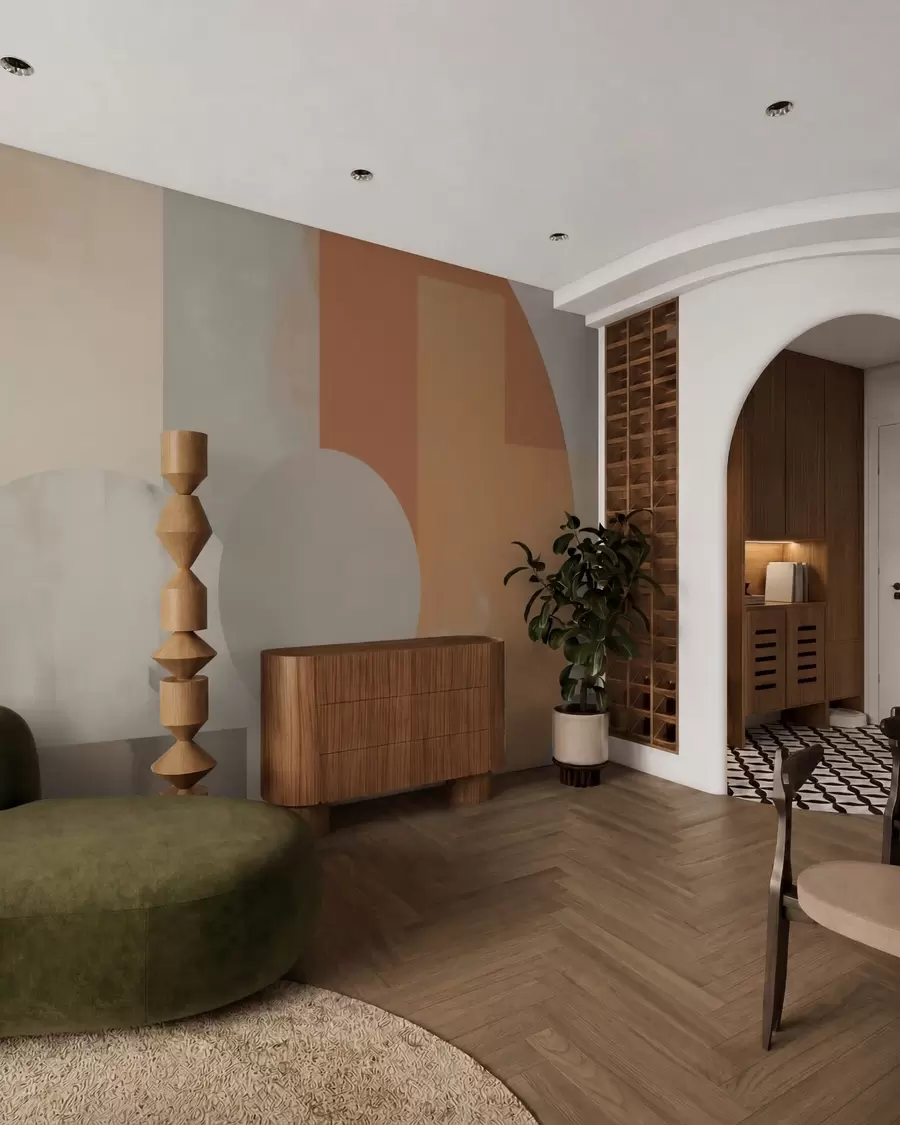 wall murals Геометријска апстракција w05702