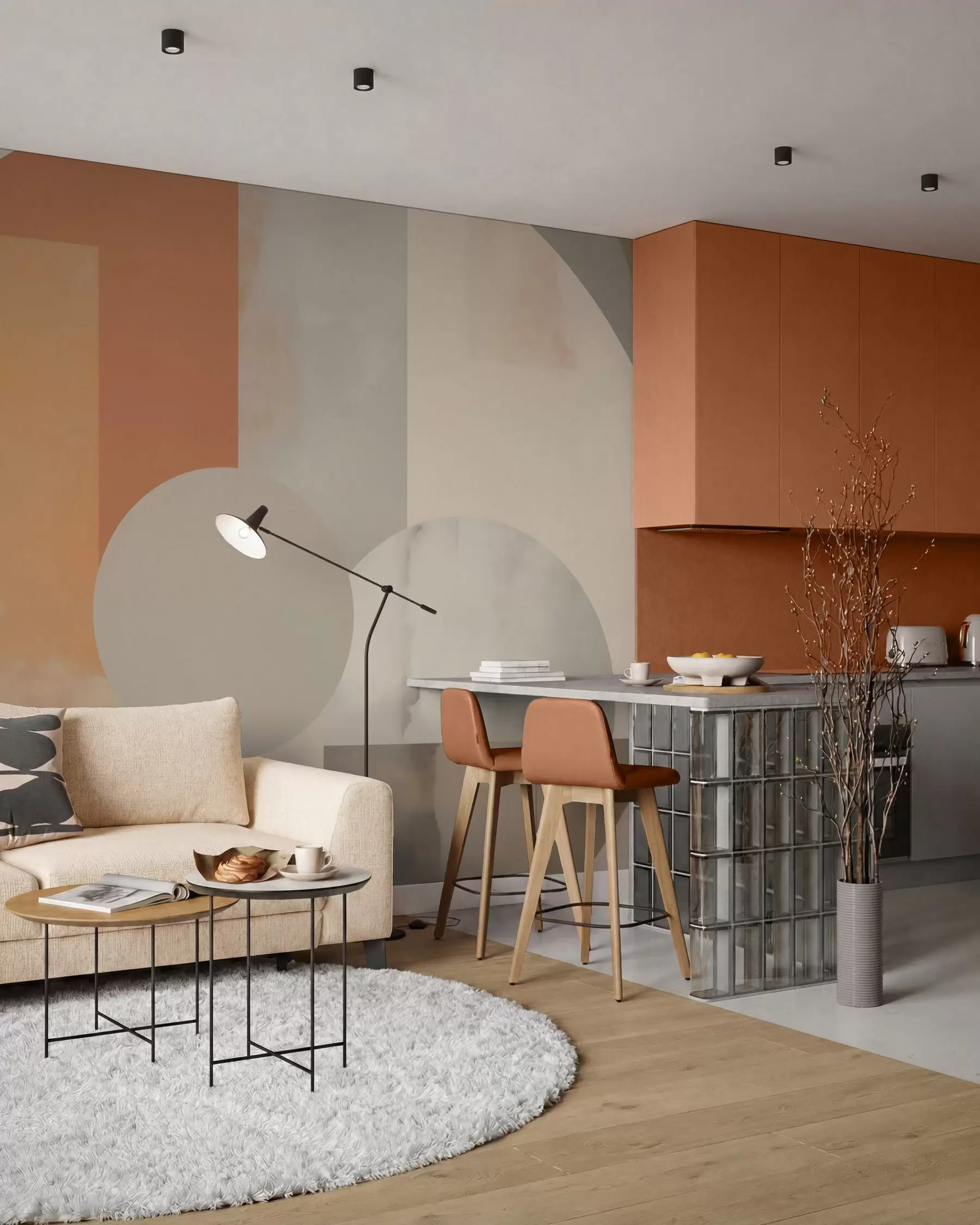 wall murals Геометријска апстракција w05702