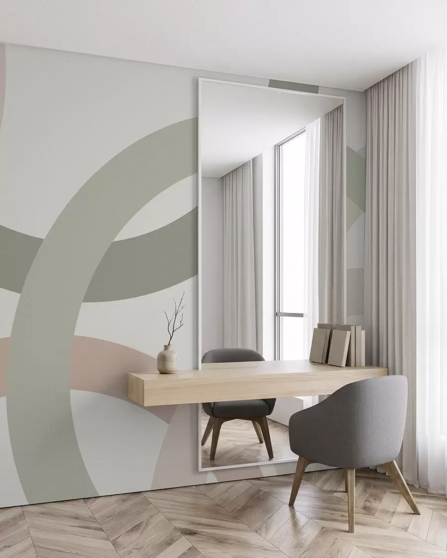 wall murals Апстракција са круговима w05709