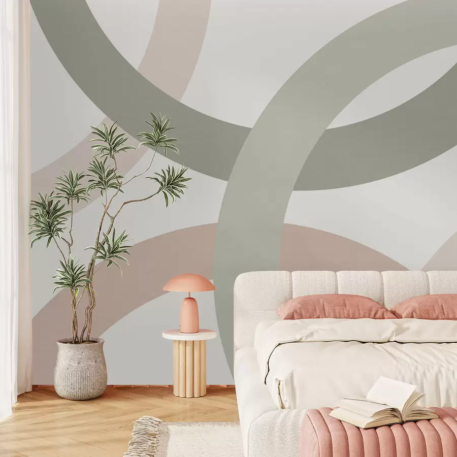 wall murals Апстракција са круговима w05709