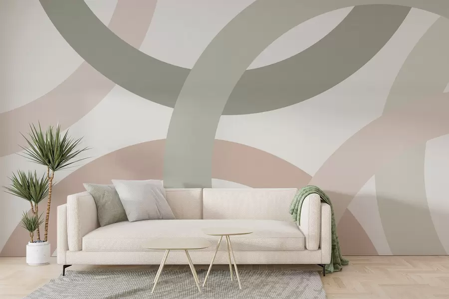 wall murals Апстракција са круговима w05709