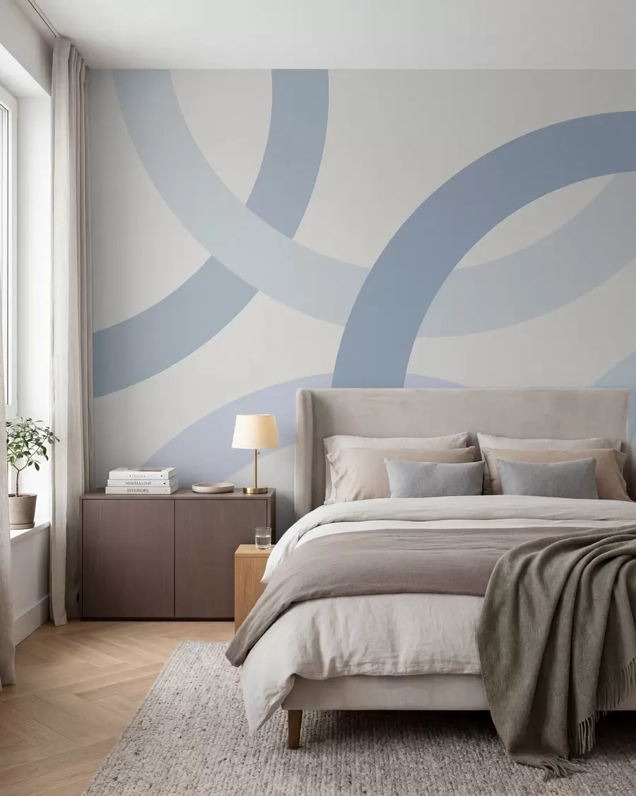 wall murals Апстракција са круговима w05709v1