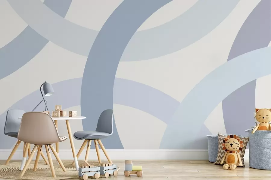 wall murals Апстракција са круговима w05709v1