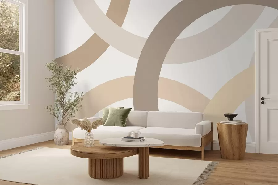 wall murals Апстракција са круговима w05709v2