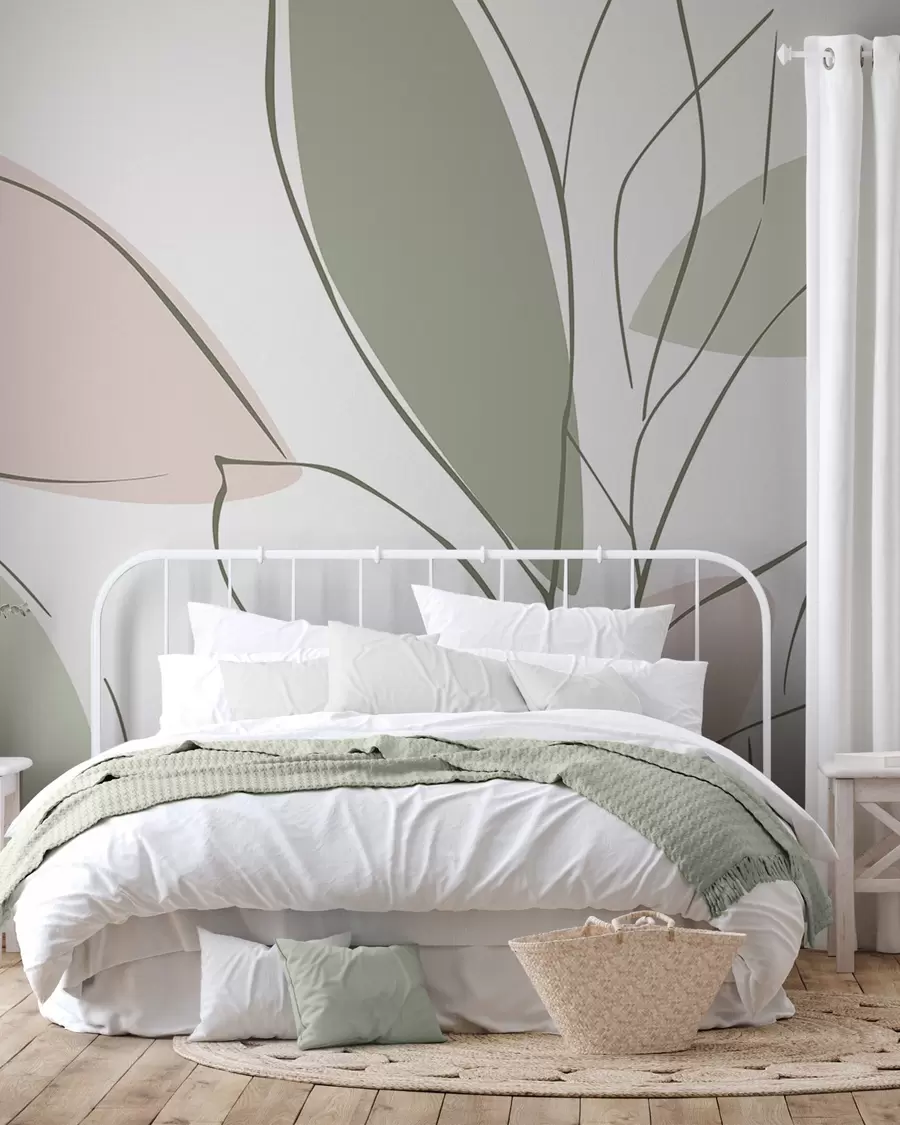 wall murals Апстрактни листови w05710