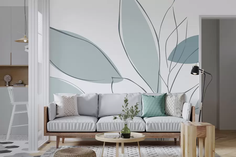 wall murals Апстрактни листови w05710v1
