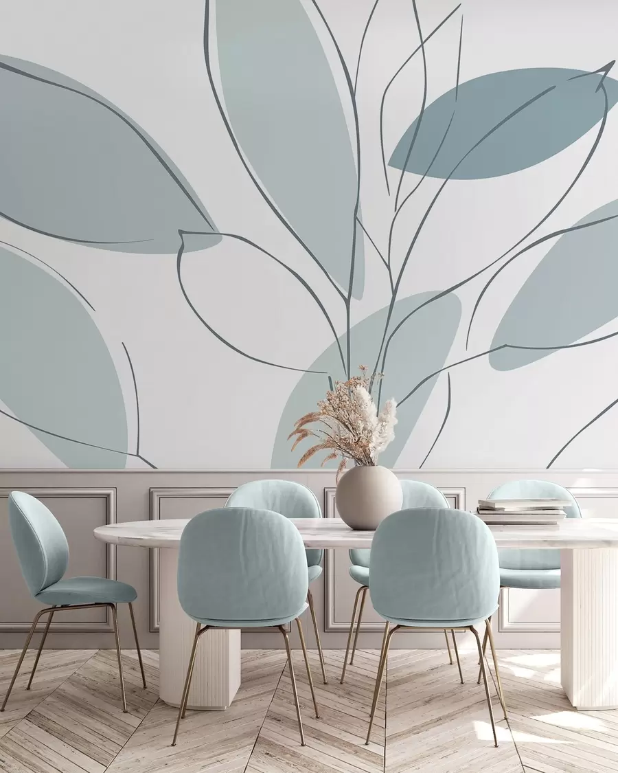 wall murals Апстрактни листови w05710v1