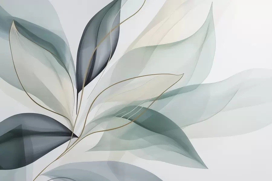 wall murals Апстрактно лишће w05706