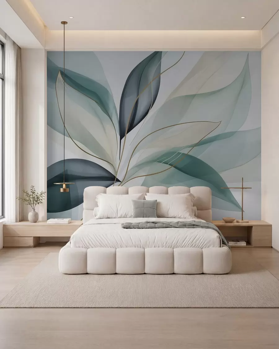 wall murals Апстрактно лишће w05706
