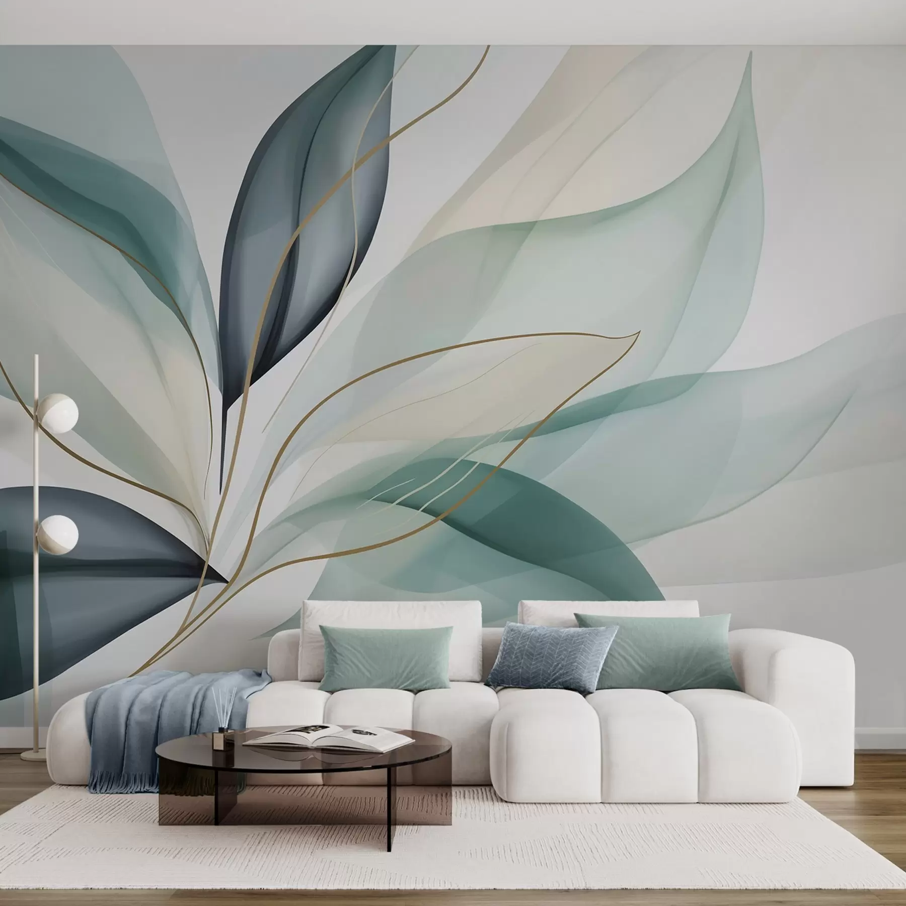 wall murals Апстрактно лишће w05706