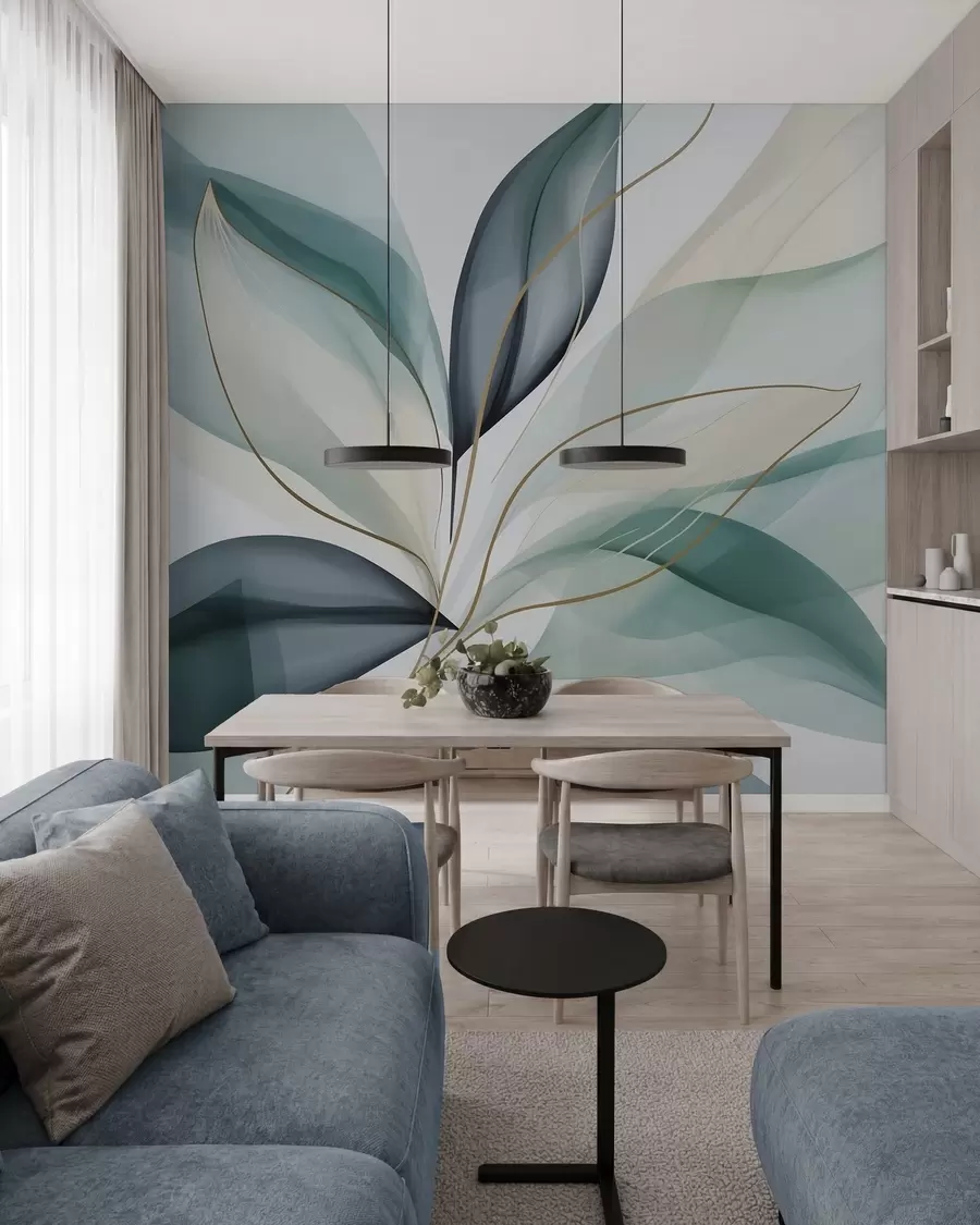wall murals Апстрактно лишће w05706