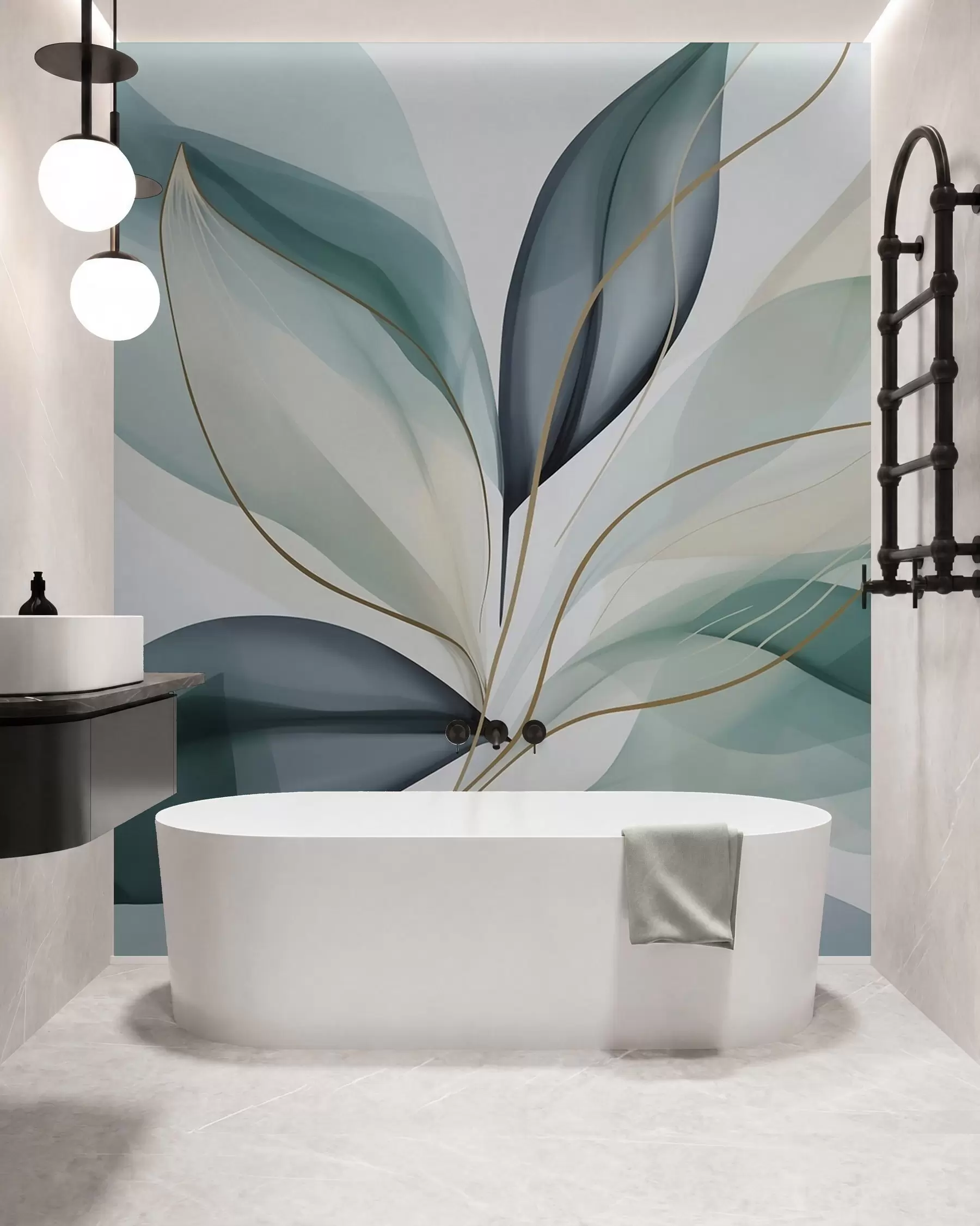 wall murals Апстрактно лишће w05706