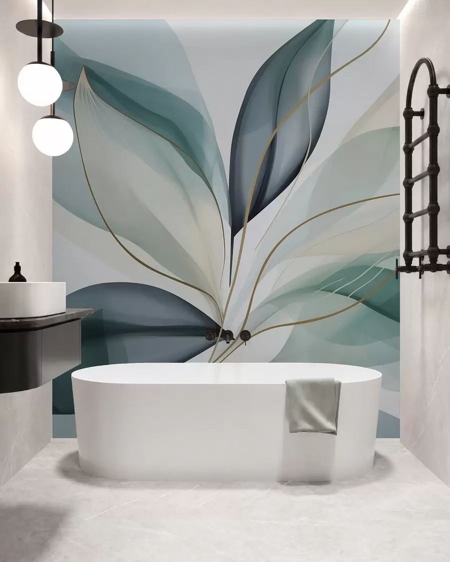 wall murals Апстрактно лишће w05706