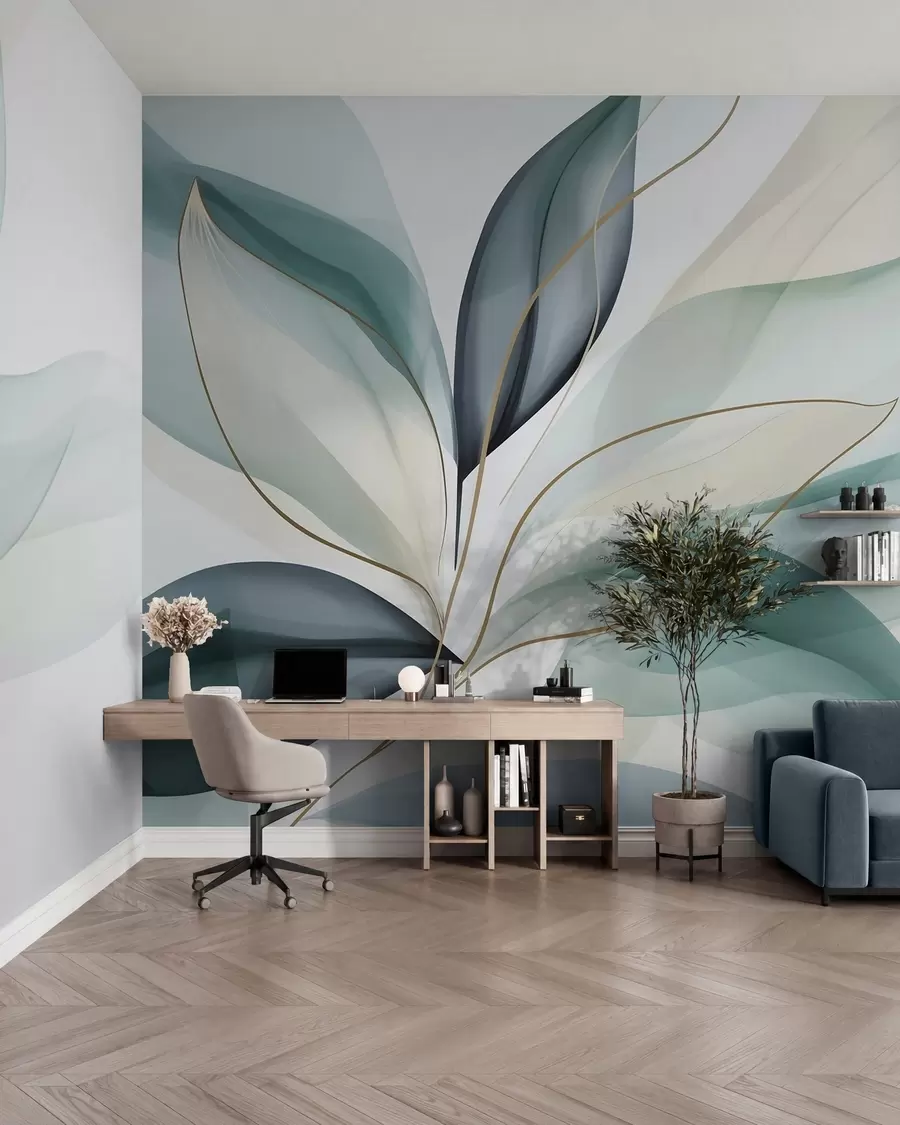 wall murals Апстрактно лишће w05706