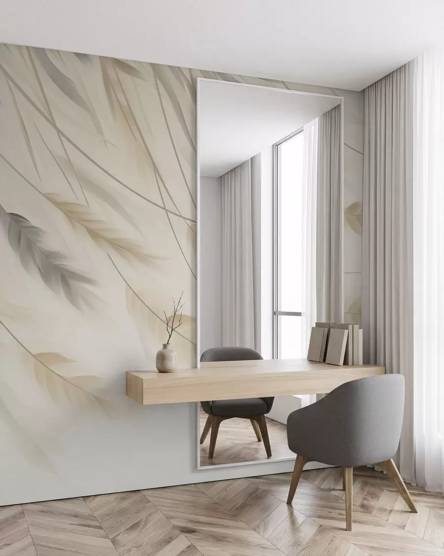 wall murals Апстрактна слика имитације класја кукуруза w05589