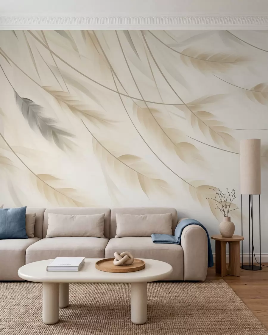 wall murals Апстрактна слика имитације класја кукуруза w05589