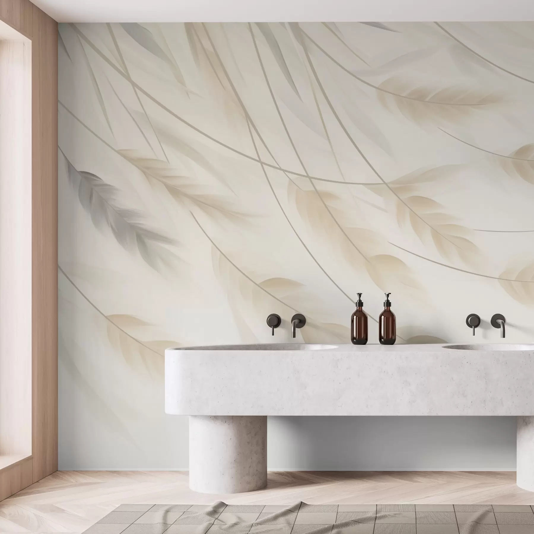 wall murals Апстрактна слика имитације класја кукуруза w05589